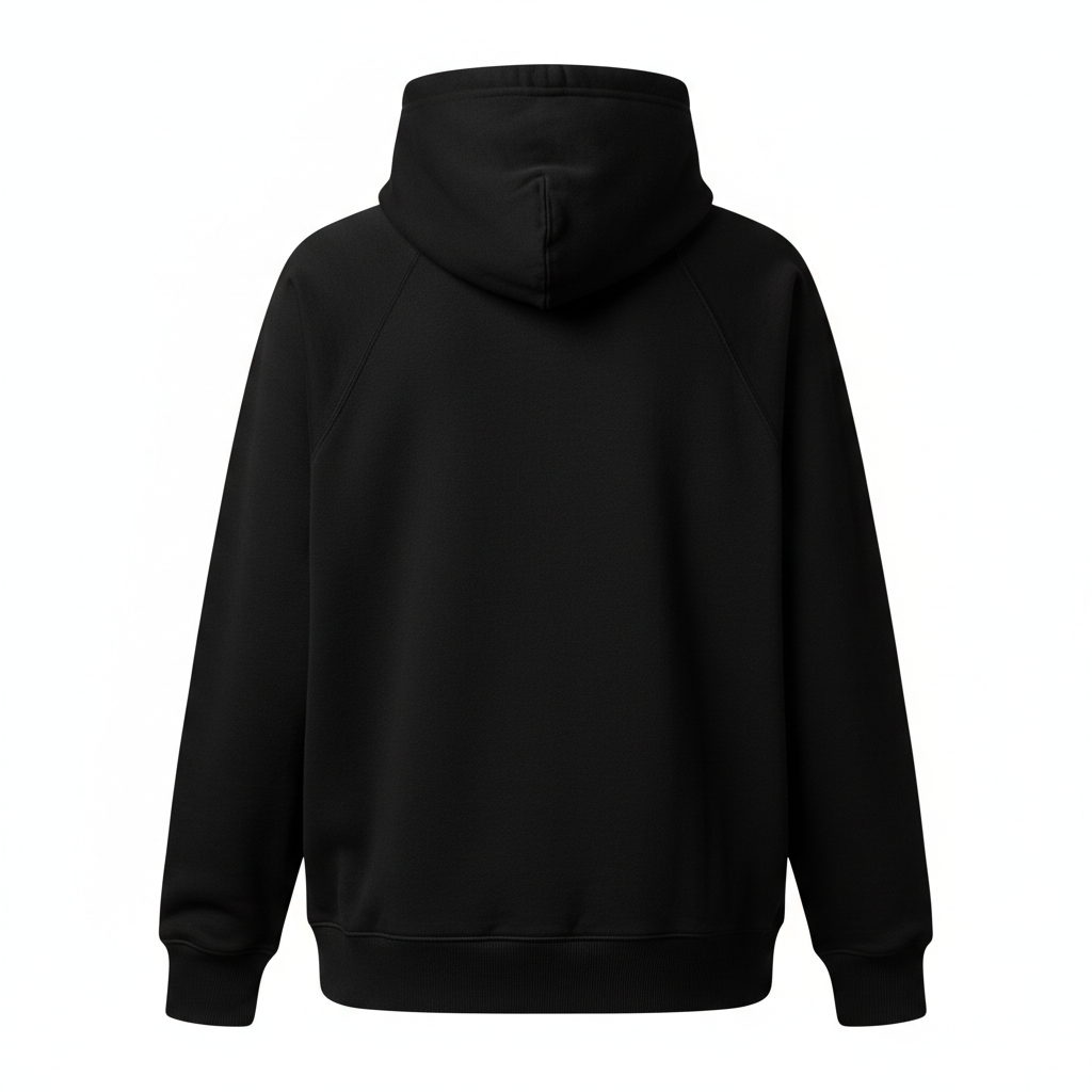 Black Hoodie Back
